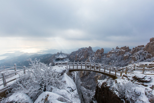 崂山灵旗峰风光