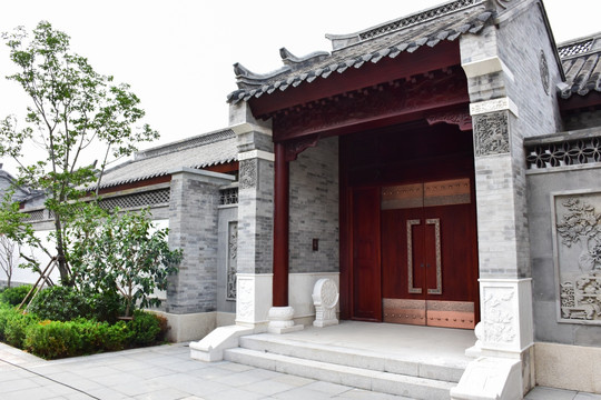 中式别墅大门