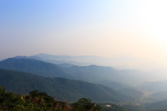 五皇山 云海 日出