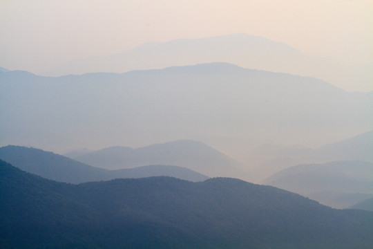 五皇山 日出云海