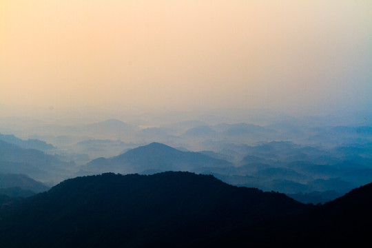 五皇山 云海