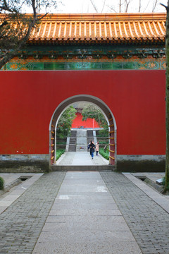 南京 明孝陵 古建筑 公园