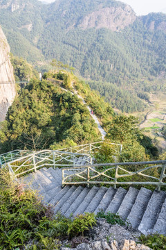 崖下库风景区山道