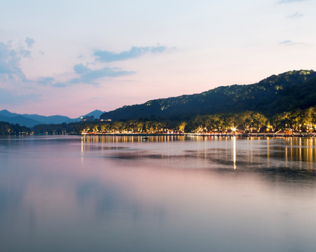 西湖夜景