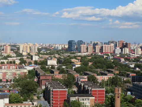 北京石景山风光 城市建筑