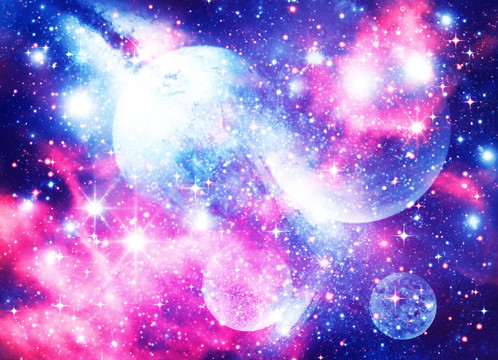 宇宙星空 舞臺(tái)背景
