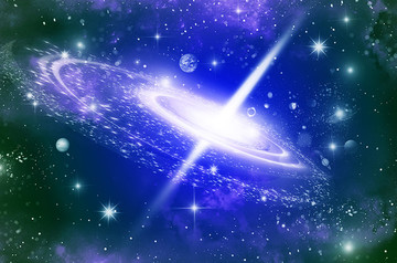 藍色星空 宇宙星系