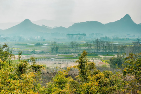 美丽山景