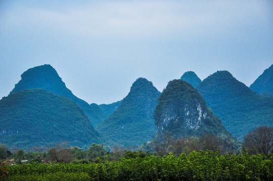 美丽山景