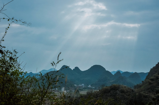 美丽山景