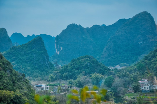 美丽山景