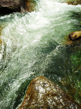 泉水 山涧 溪流 黄腾谷