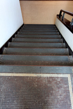 南京 总统府 老照片 楼梯
