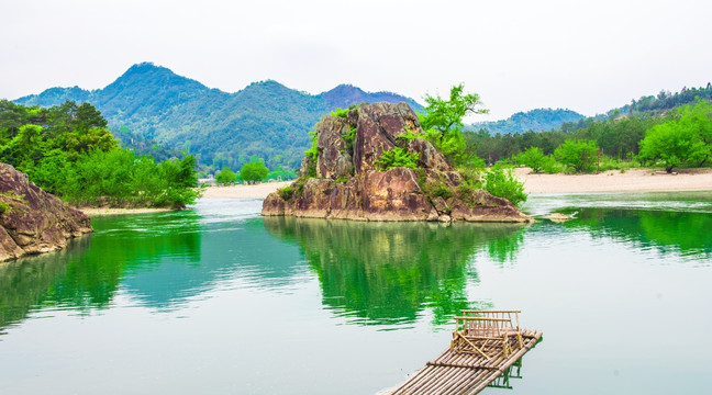 山水风光 楠溪江山水