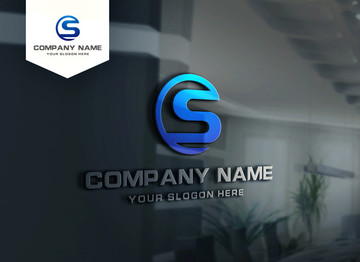 S字母簡約LOGO設計