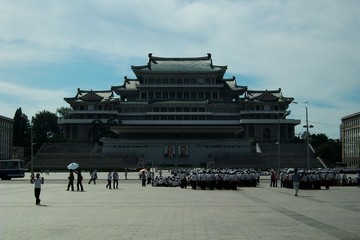 朝鲜平壤人民大学习堂