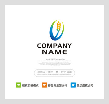 麦子 LOGO 农业