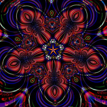 抽象立體印花花紋圖案