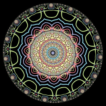 圓形印花花紋圖案