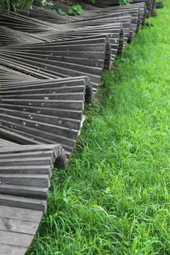 比利时木雕折叠桥