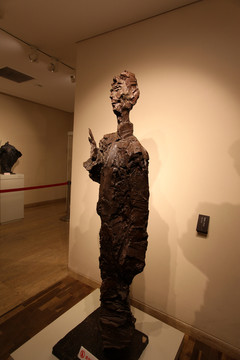 南京博物院 雕塑 人物
