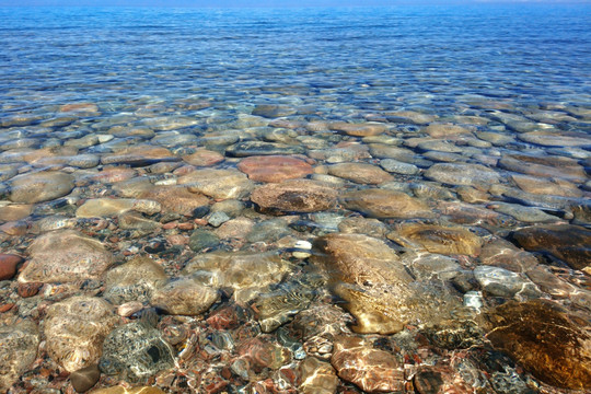 水下石头 湖底石块