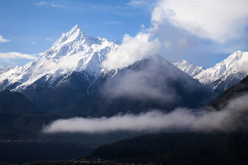 林芝风光 雪山