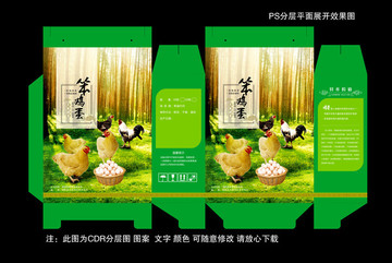笨雞蛋平面分層展開(kāi)圖