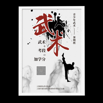 武術(shù)海報(bào)