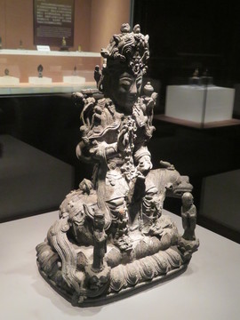 明代铜地藏菩萨像