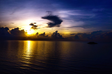 黄昏夕阳海景