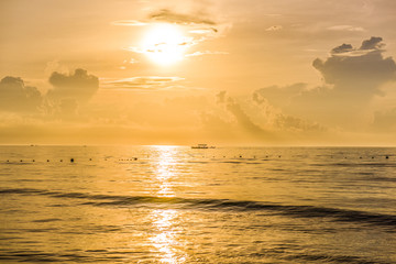 黄昏夕阳海景