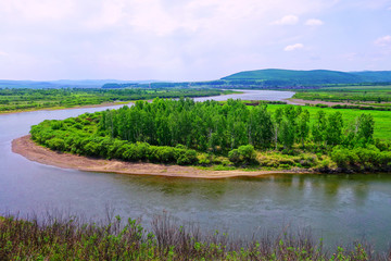 河湾风景