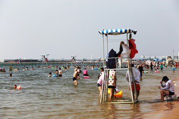 金山城市沙滩