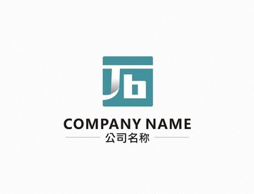 logo 标志 字母jb 石字