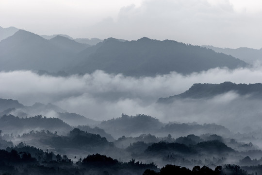 水墨青城山 都江堰