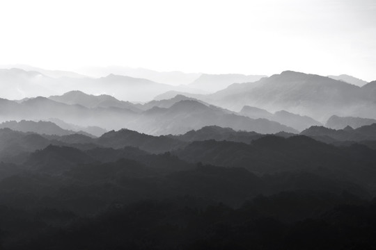 高山水墨