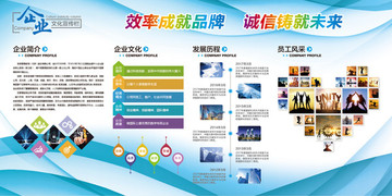 創(chuàng)意企業(yè)文化墻形象墻