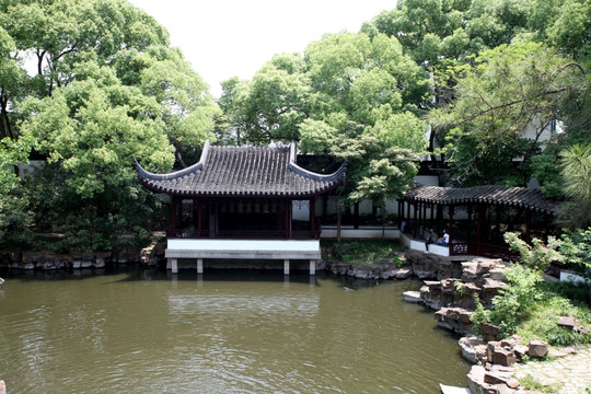 苏州报恩寺古典山水园林