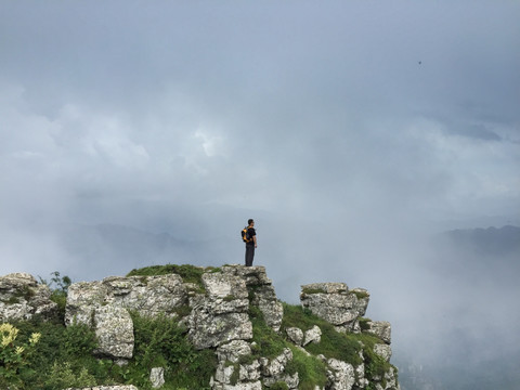 登山 牛背梁 秦岭