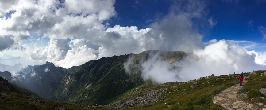 冰川遗迹 太白山 自然保护区