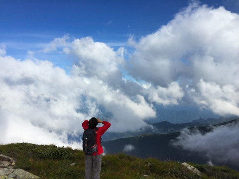 登山 驴友 太白山 秦岭