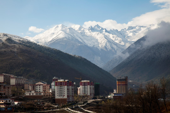 川藏线 雪山