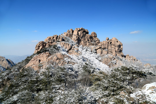 青岛崂山雾凇