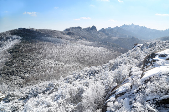 青岛崂山雾凇