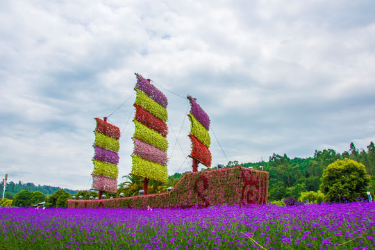 花船 花海