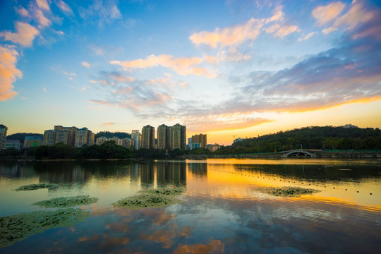 惠州西湖的南湖景色