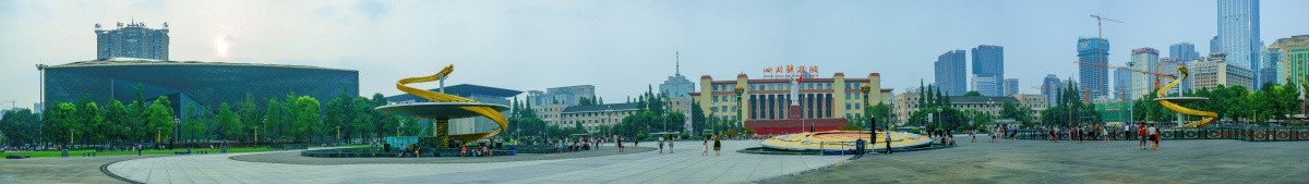 成都天府广场全景