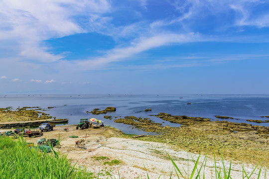 养马岛 海水养殖场码头