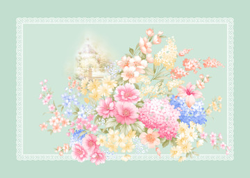 手繪花